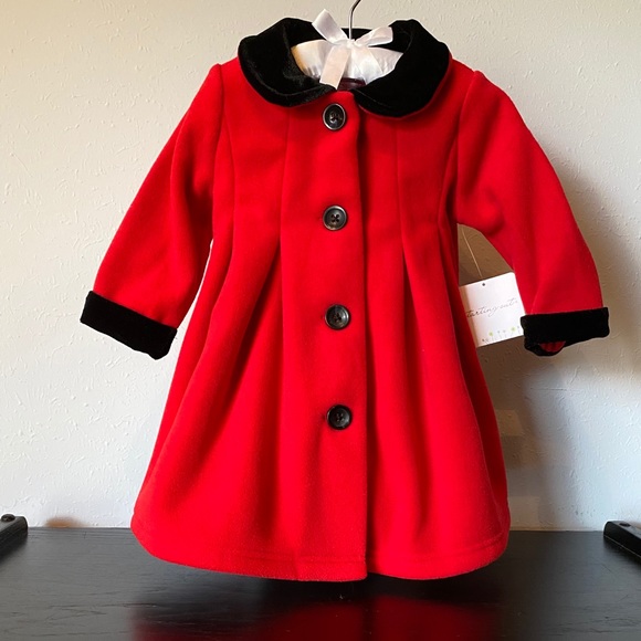 Starting Out Other - Be My Cozy Valentine Pea Coat by Starting Out